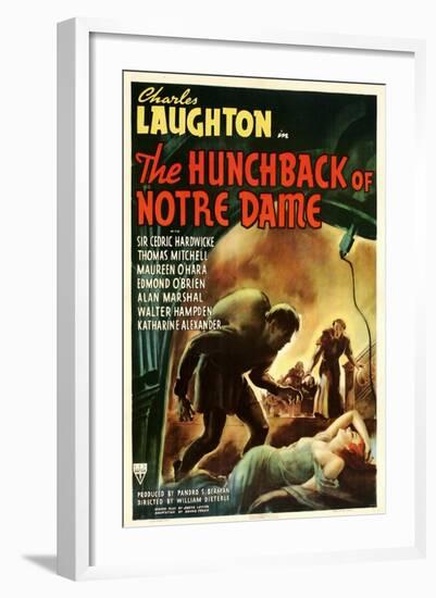 The Hunchback of Notre Dame, 1939-null-Framed Art Print