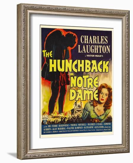 The Hunchback of Notre Dame, 1939-null-Framed Art Print