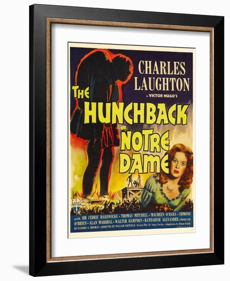 The Hunchback of Notre Dame, 1939-null-Framed Art Print