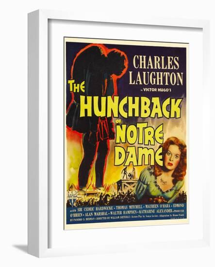 The Hunchback of Notre Dame, 1939-null-Framed Art Print