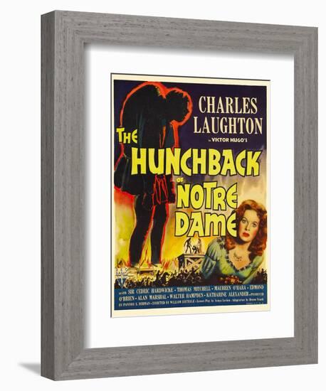 The Hunchback of Notre Dame, 1939-null-Framed Art Print