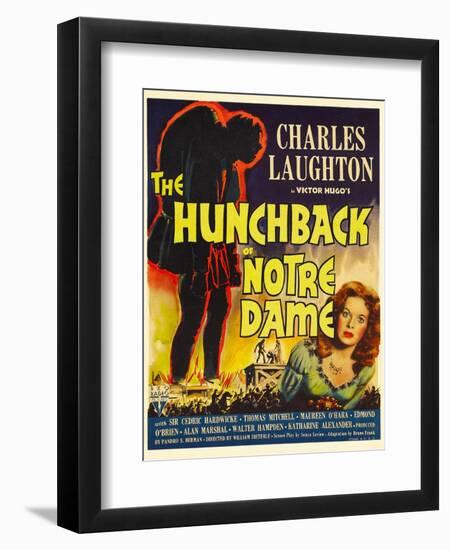 The Hunchback of Notre Dame, 1939-null-Framed Art Print