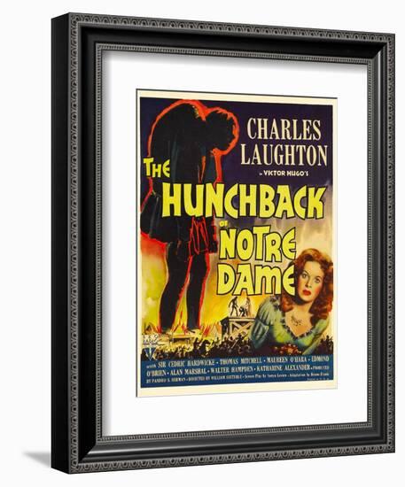 The Hunchback of Notre Dame, 1939-null-Framed Art Print