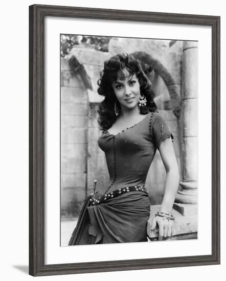 The Hunchback of Notre Dame, Gina Lollobrigida, 1956-null-Framed Photo