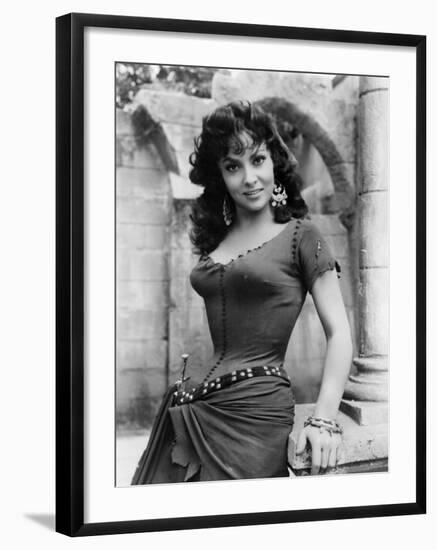 The Hunchback of Notre Dame, Gina Lollobrigida, 1956-null-Framed Photo