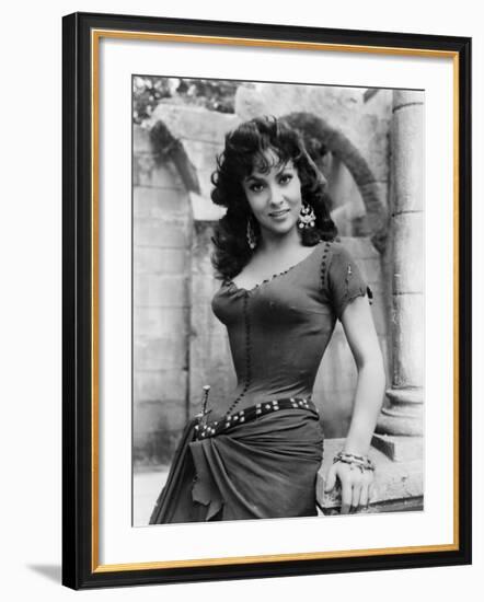 The Hunchback of Notre Dame, Gina Lollobrigida, 1956-null-Framed Photo