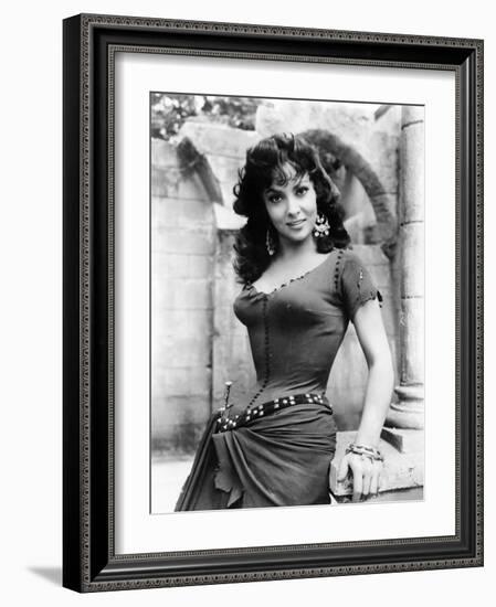 The Hunchback of Notre Dame, Gina Lollobrigida, 1956-null-Framed Photo