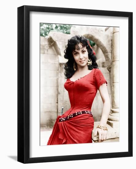 THE HUNCHBACK OF NOTRE DAME, Gina Lollobrigida, 1956-null-Framed Photo