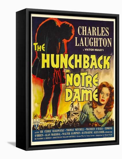 The Hunchback of Notre Dame, Maureen O'Hara, 1939-null-Framed Stretched Canvas