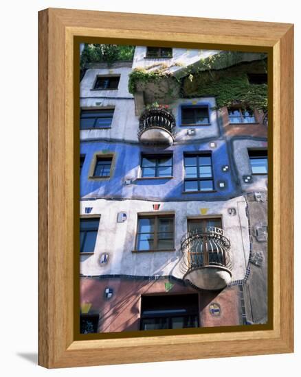 The Hundertwasser House, Vienna, Austria-Geoff Renner-Framed Premier Image Canvas