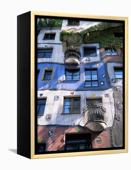 The Hundertwasser House, Vienna, Austria-Geoff Renner-Framed Premier Image Canvas