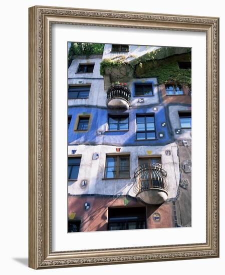 The Hundertwasser House, Vienna, Austria-Geoff Renner-Framed Photographic Print