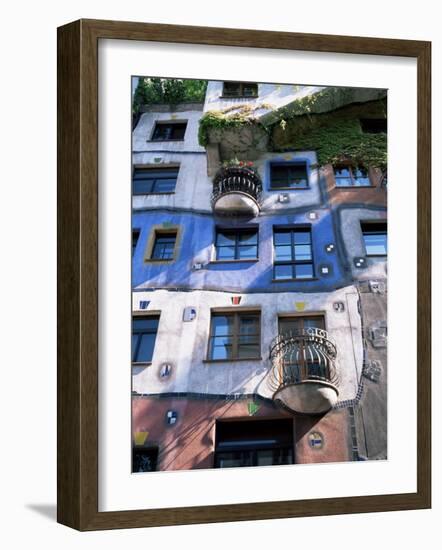 The Hundertwasser House, Vienna, Austria-Geoff Renner-Framed Photographic Print