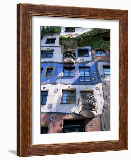The Hundertwasser House, Vienna, Austria-Geoff Renner-Framed Photographic Print