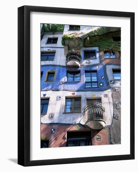 The Hundertwasser House, Vienna, Austria-Geoff Renner-Framed Photographic Print