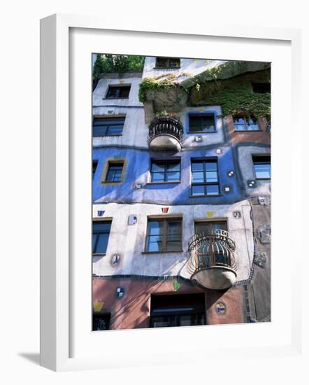 The Hundertwasser House, Vienna, Austria-Geoff Renner-Framed Photographic Print