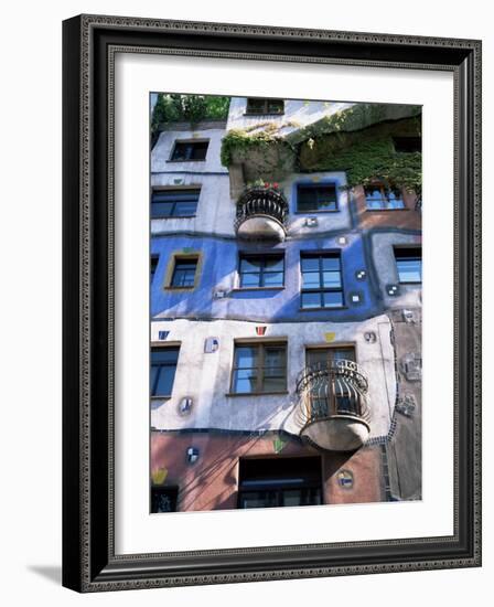 The Hundertwasser House, Vienna, Austria-Geoff Renner-Framed Photographic Print