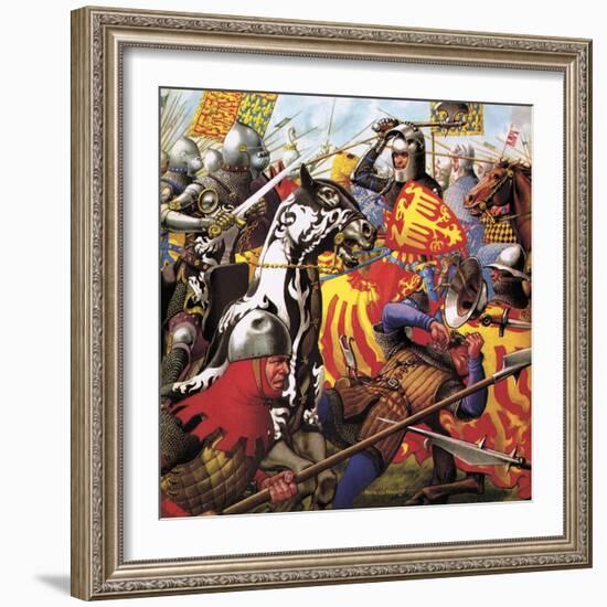 The Hundred Years War: the Struggle for a Crown-Pat Nicolle-Framed Giclee Print