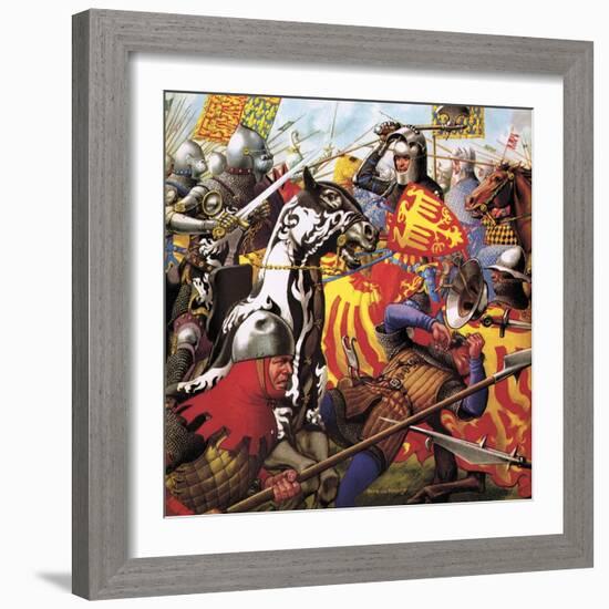 The Hundred Years War: the Struggle for a Crown-Pat Nicolle-Framed Giclee Print