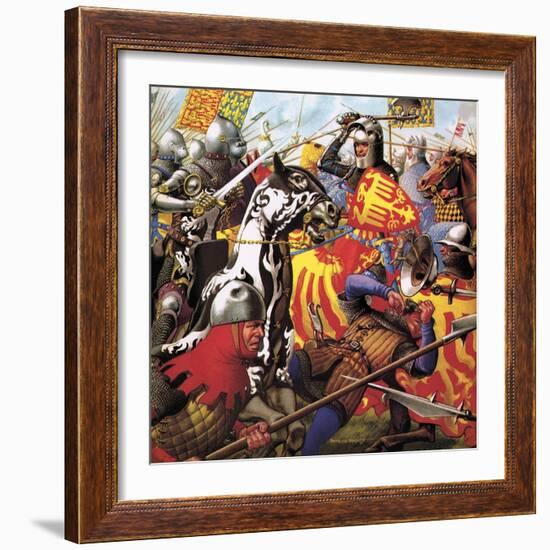 The Hundred Years War: the Struggle for a Crown-Pat Nicolle-Framed Giclee Print