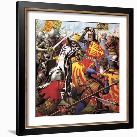 The Hundred Years War: the Struggle for a Crown-Pat Nicolle-Framed Giclee Print