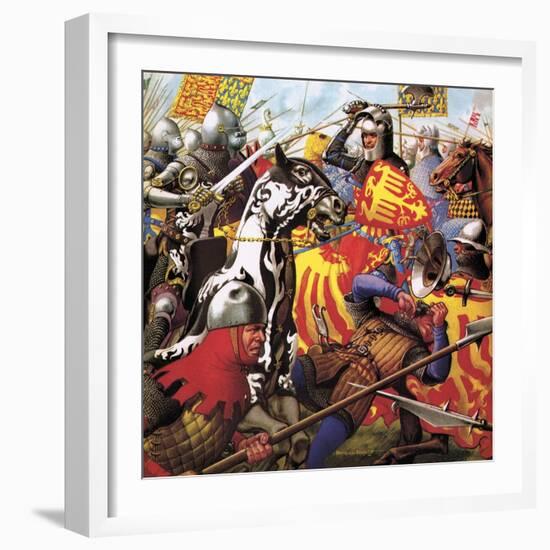 The Hundred Years War: the Struggle for a Crown-Pat Nicolle-Framed Giclee Print