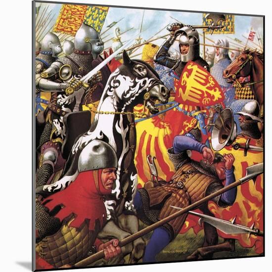 The Hundred Years War: the Struggle for a Crown-Pat Nicolle-Mounted Giclee Print