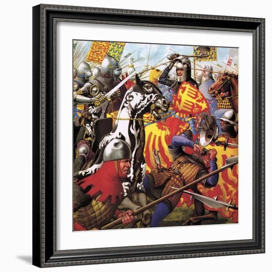 The Hundred Years War: the Struggle for a Crown-Pat Nicolle-Framed Giclee Print