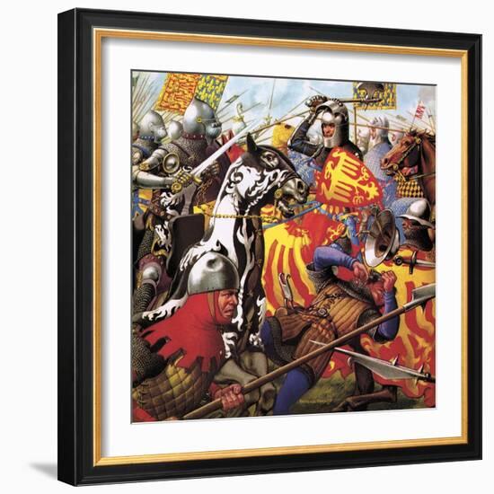 The Hundred Years War: the Struggle for a Crown-Pat Nicolle-Framed Giclee Print