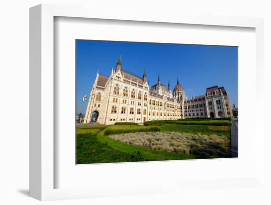 The Hungarian Parliament Building, Budapest, Hungary, Europe-Carlo Morucchio-Framed Photographic Print