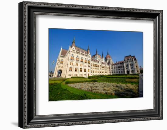 The Hungarian Parliament Building, Budapest, Hungary, Europe-Carlo Morucchio-Framed Photographic Print