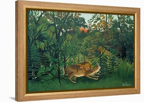 The Hungry Lion, 1905-Henri Rousseau-Framed Premier Image Canvas