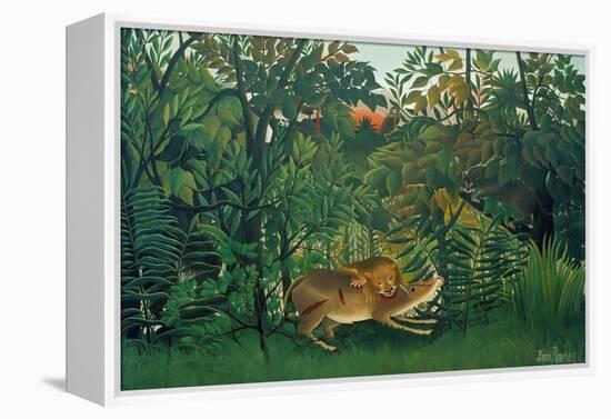 The Hungry Lion, 1905-Henri Rousseau-Framed Premier Image Canvas