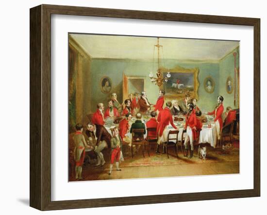 The Hunt Breakfast, Bachelor's Hall, 1836-Francis Calcraft Turner-Framed Giclee Print