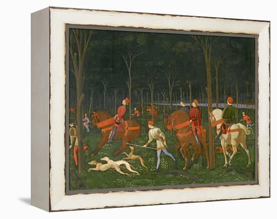 The Hunt in the Forest, C.1465-70 (Detail)-Paolo Uccello-Framed Premier Image Canvas