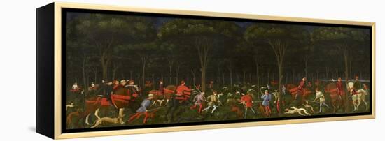 The Hunt in the Forest, C.1465-70-Paolo Uccello-Framed Premier Image Canvas