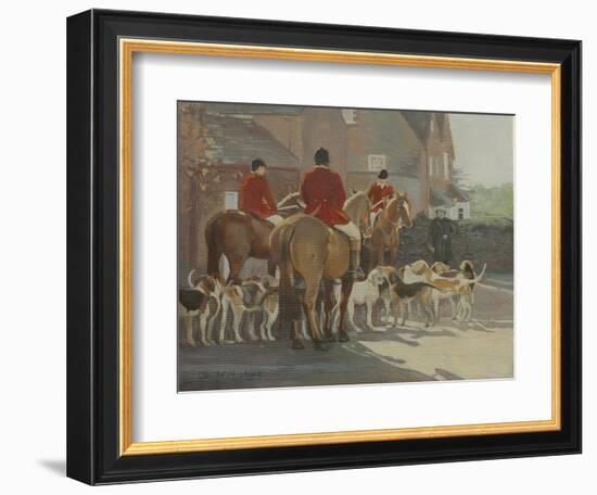 The Hunt Meet-Jennifer Wright-Framed Giclee Print