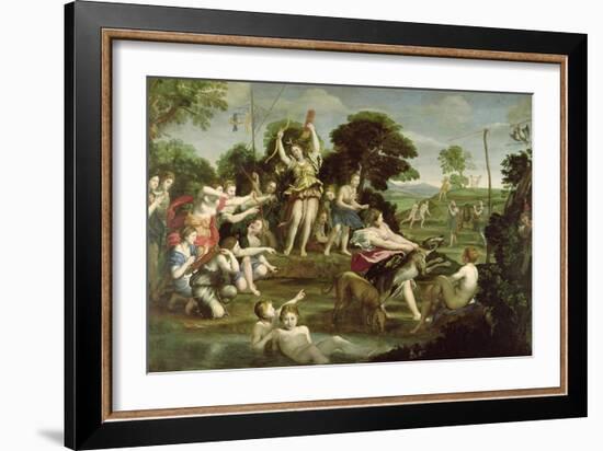 The Hunt of Diana, 1616-17-Domenichino-Framed Giclee Print