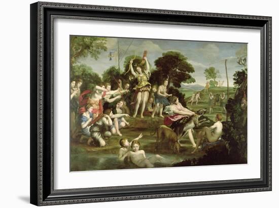 The Hunt of Diana, 1616-17-Domenichino-Framed Giclee Print