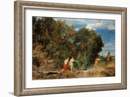 The Hunt of Diana, 1862-Arnold Böcklin-Framed Giclee Print