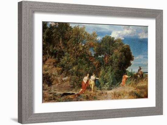 The Hunt of Diana, 1862-Arnold Böcklin-Framed Giclee Print