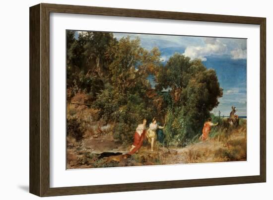 The Hunt of Diana, 1862-Arnold Böcklin-Framed Giclee Print