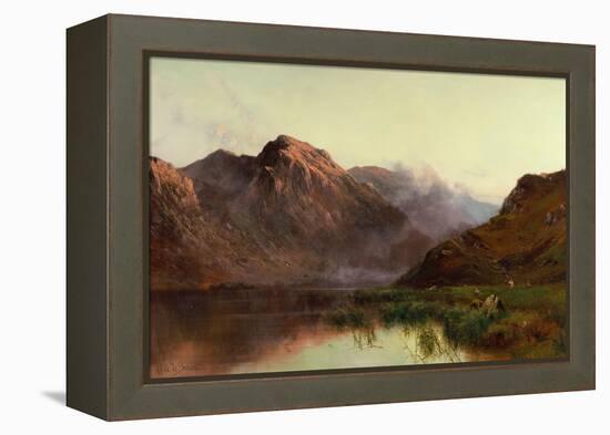 The Hunt of Wildfowl Llyn Crafnaut-Alfred de Breanski-Framed Premier Image Canvas