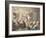 The Hunt Supper, England, 18th-19th Century-Thomas Rowlandson-Framed Giclee Print