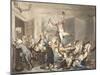 The Hunt Supper, England, 18th-19th Century-Thomas Rowlandson-Mounted Giclee Print
