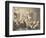 The Hunt Supper, England, 18th-19th Century-Thomas Rowlandson-Framed Giclee Print