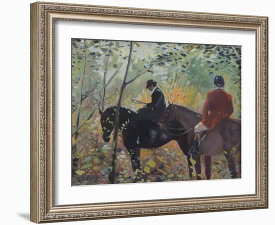 The Hunt - Waiting-Jennifer Wright-Framed Giclee Print