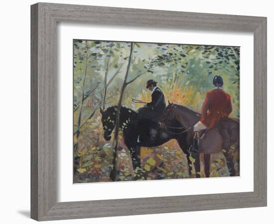 The Hunt - Waiting-Jennifer Wright-Framed Giclee Print