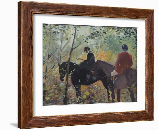 The Hunt - Waiting-Jennifer Wright-Framed Giclee Print