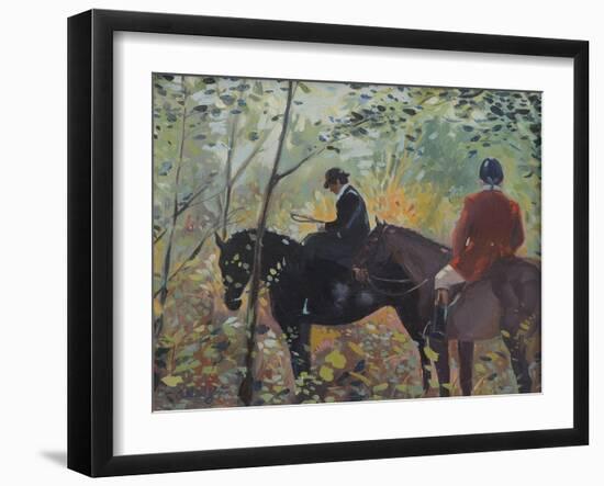 The Hunt - Waiting-Jennifer Wright-Framed Giclee Print